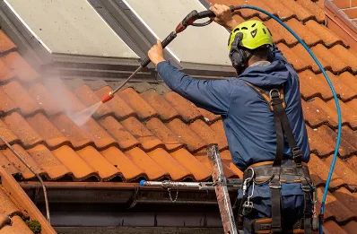 Démoussage et hydrofuge de toiture à Mazirot